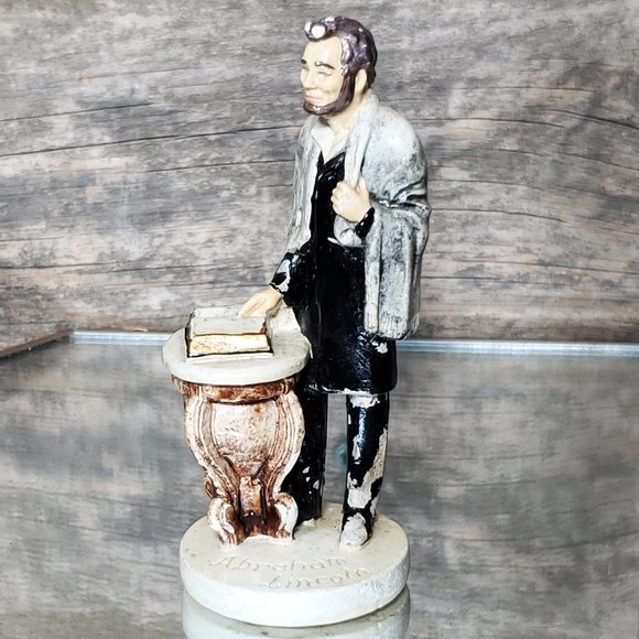 Abraham Lincoln - 1947  -Sebastian Miniature - Marblehead Label SML #85 - RARE - Picture 1 of 8